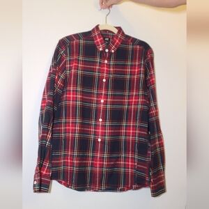 ✨️Any 2 for $10✨️ H&M Men's Medium Plaid Flannel Shirt